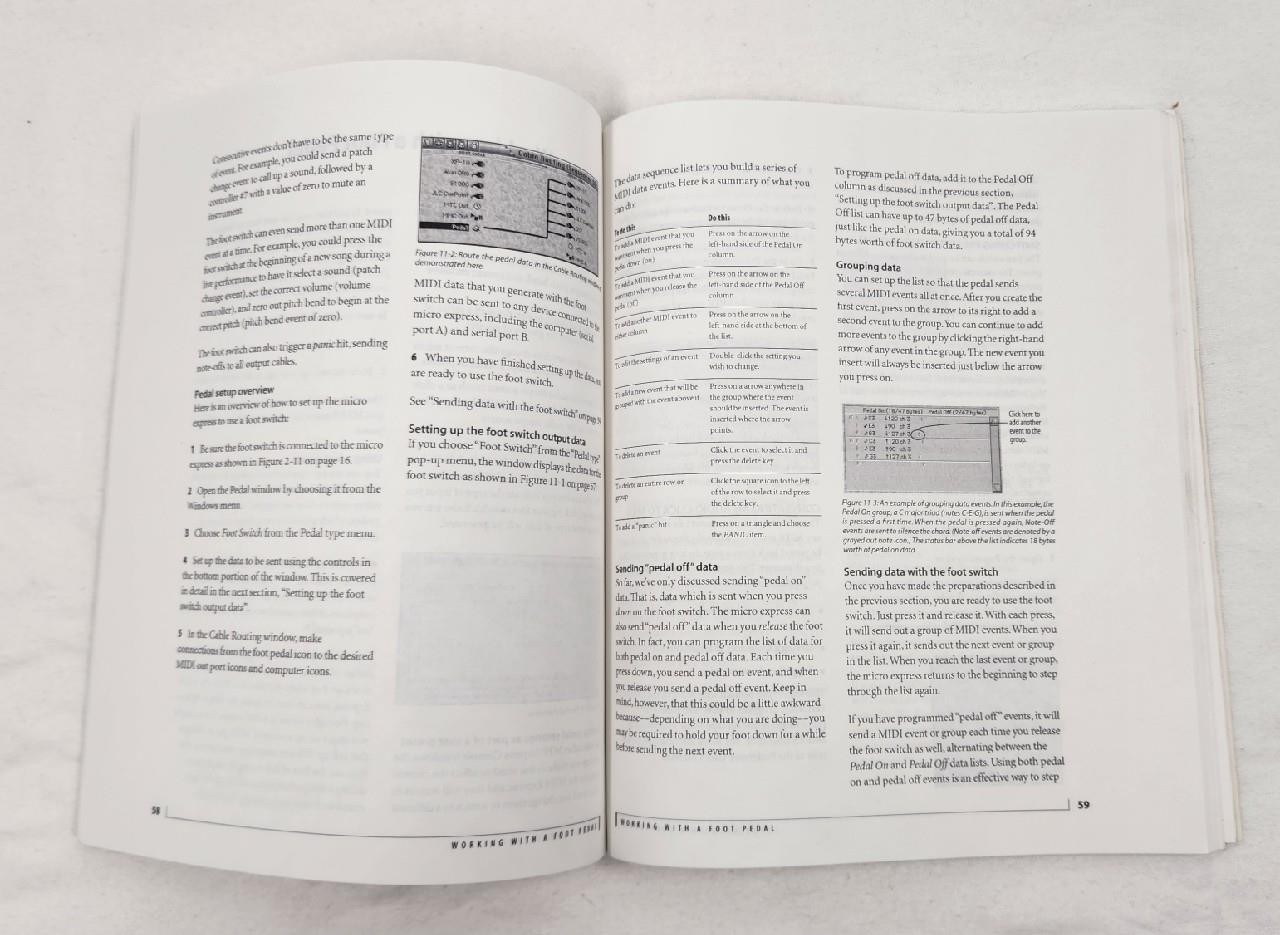 MOTU Micro Express 6-Port MIDI Interface / Patchbay User's Guide / Manual