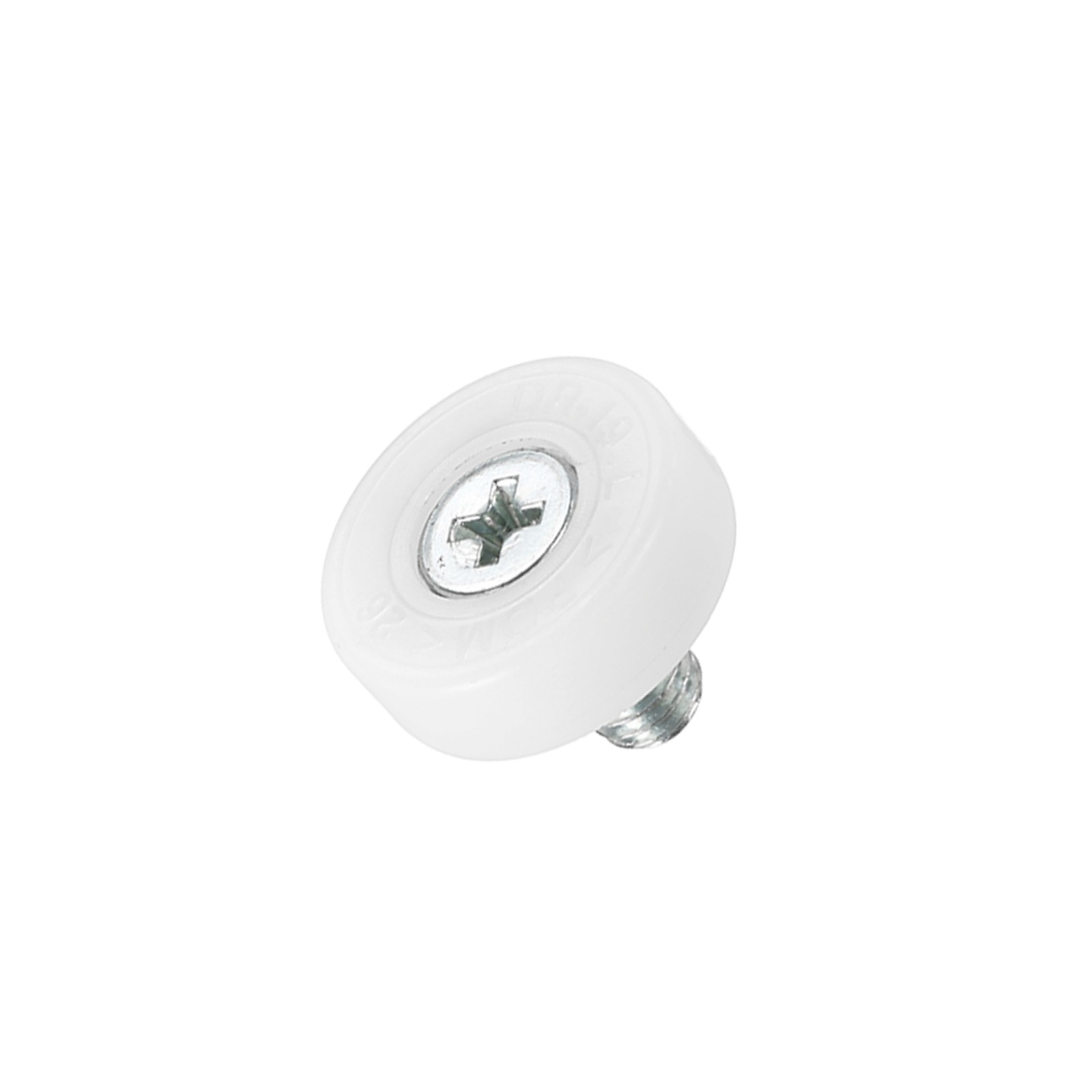 6 PCS 19mm Drawer Rollers Drawer Pulley Replacement Wheels with Nuts Plastic