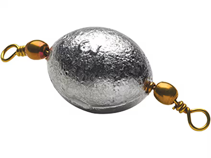 Bullet Weights Lead Mr. Crappie Power Trolling Double Swivel Weight