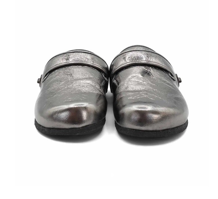 NWOB Coach 'Blake' Silver Metallic Clogs. Size 5. MSRP $150