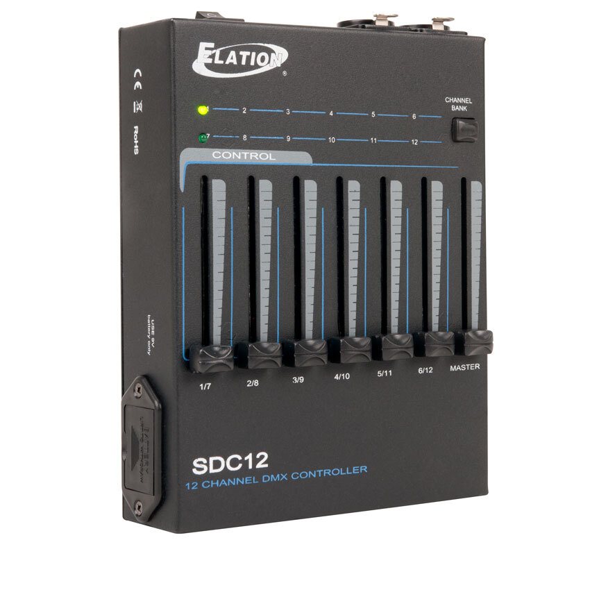 Elation SDC12 - 12 Channel Portable DMX Controller
