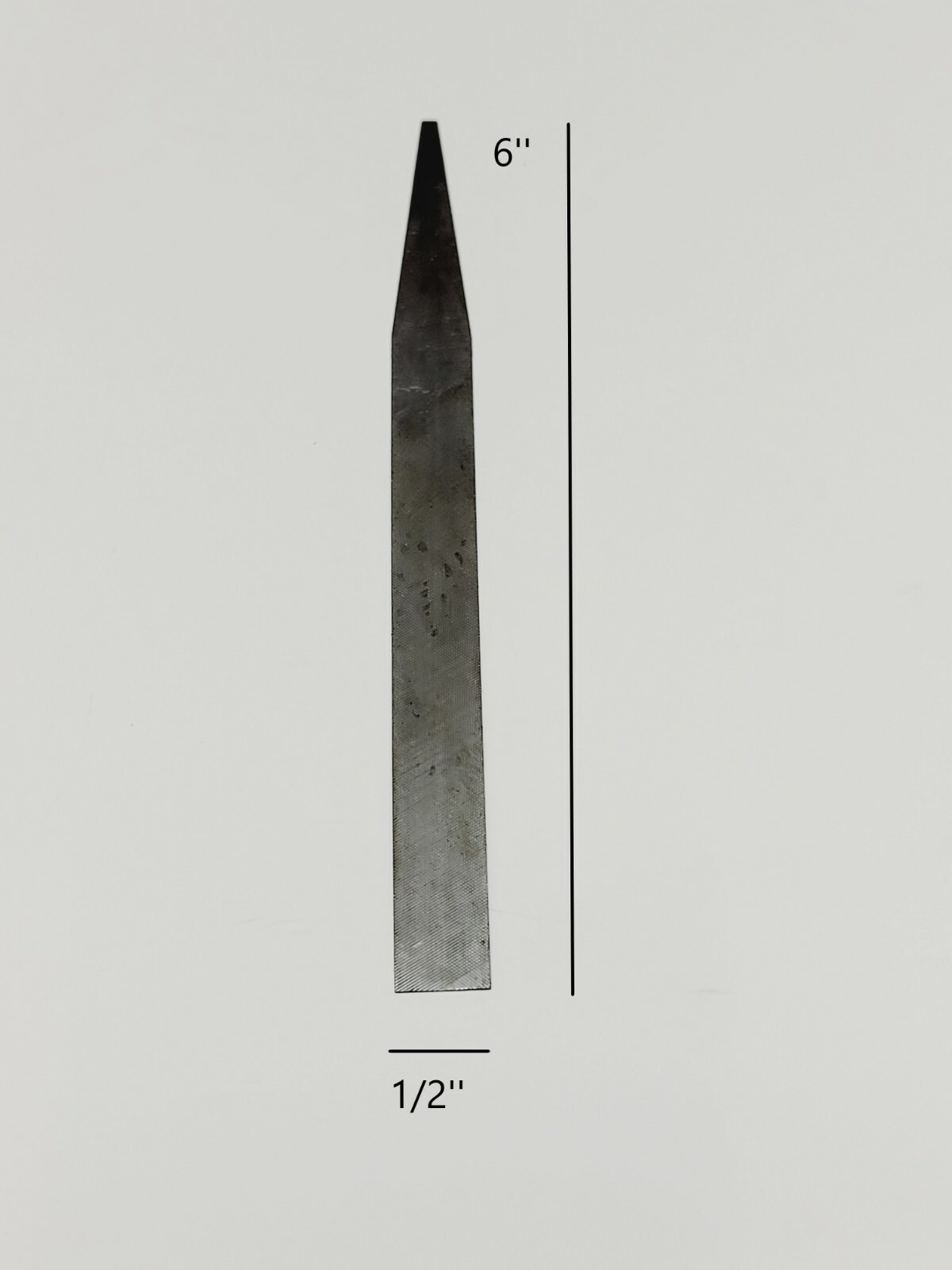 6" 0.3mm super fine flexible flat file 2pc