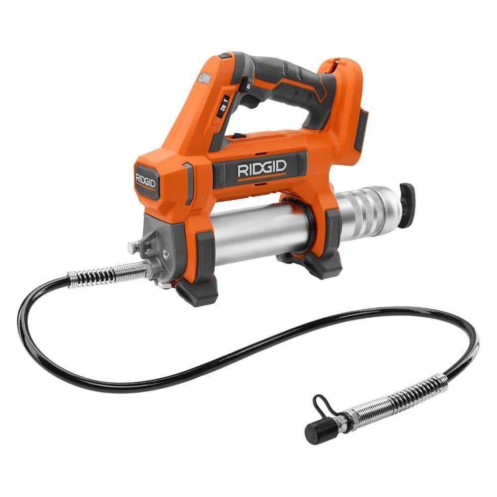 RIDGID Grease Gun 18 Volt Cordless Variable Speed Cushioned Grip Air Tool Only
