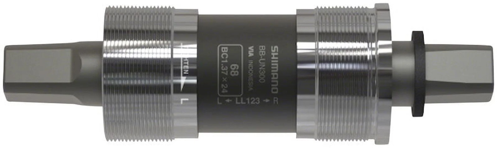 Shimano BB-UN300 Bottom Bracket - BSA 68 x 110mm Square Taper JIS Spindle Silver