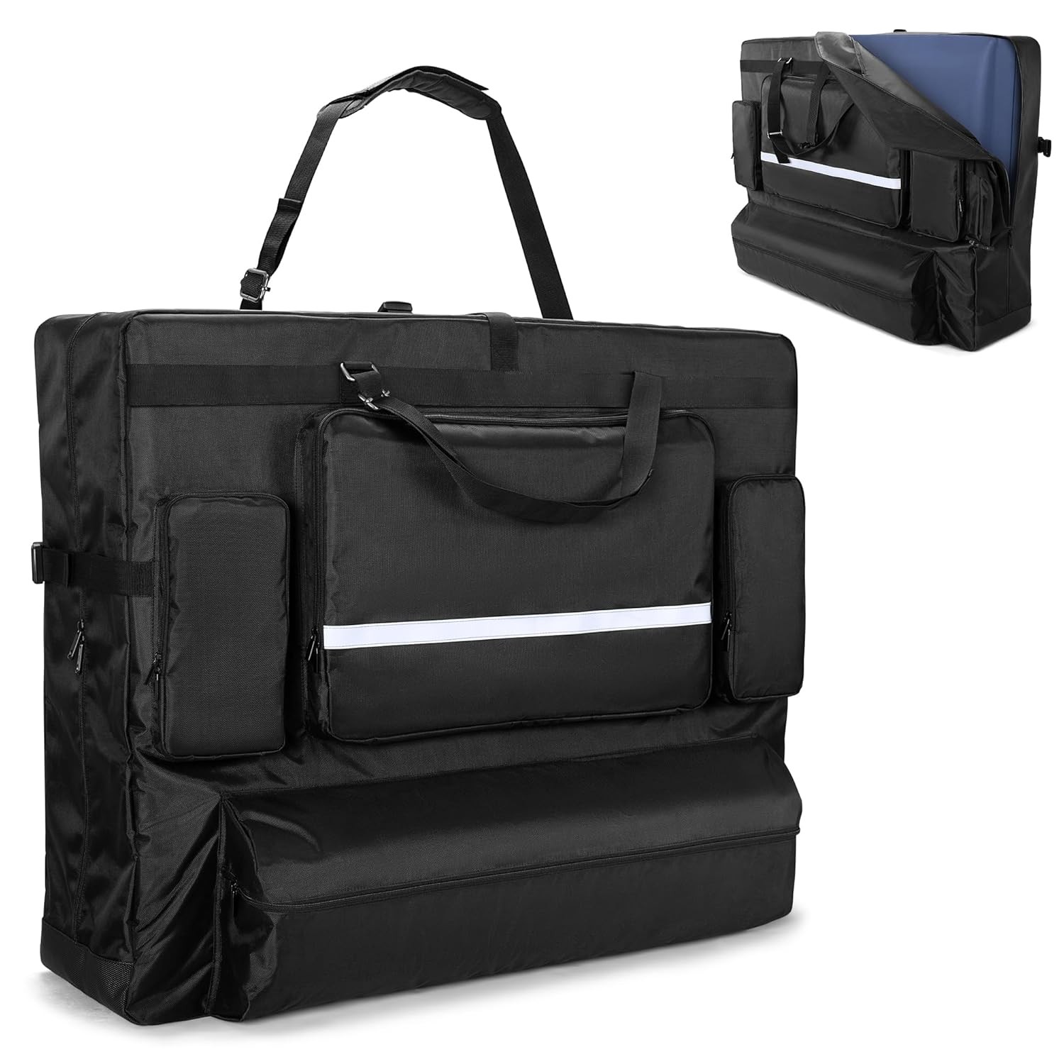 Folding Massage Table Bag Fits 24" to 30" Width Massage Table Storage Bag