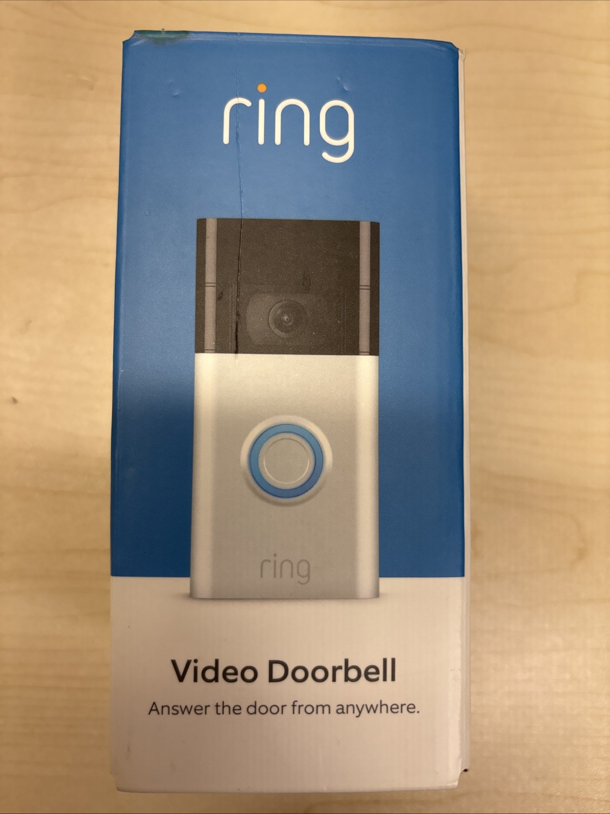 Ring 1080p Wireless Video Doorbell - Satin Nickel READ