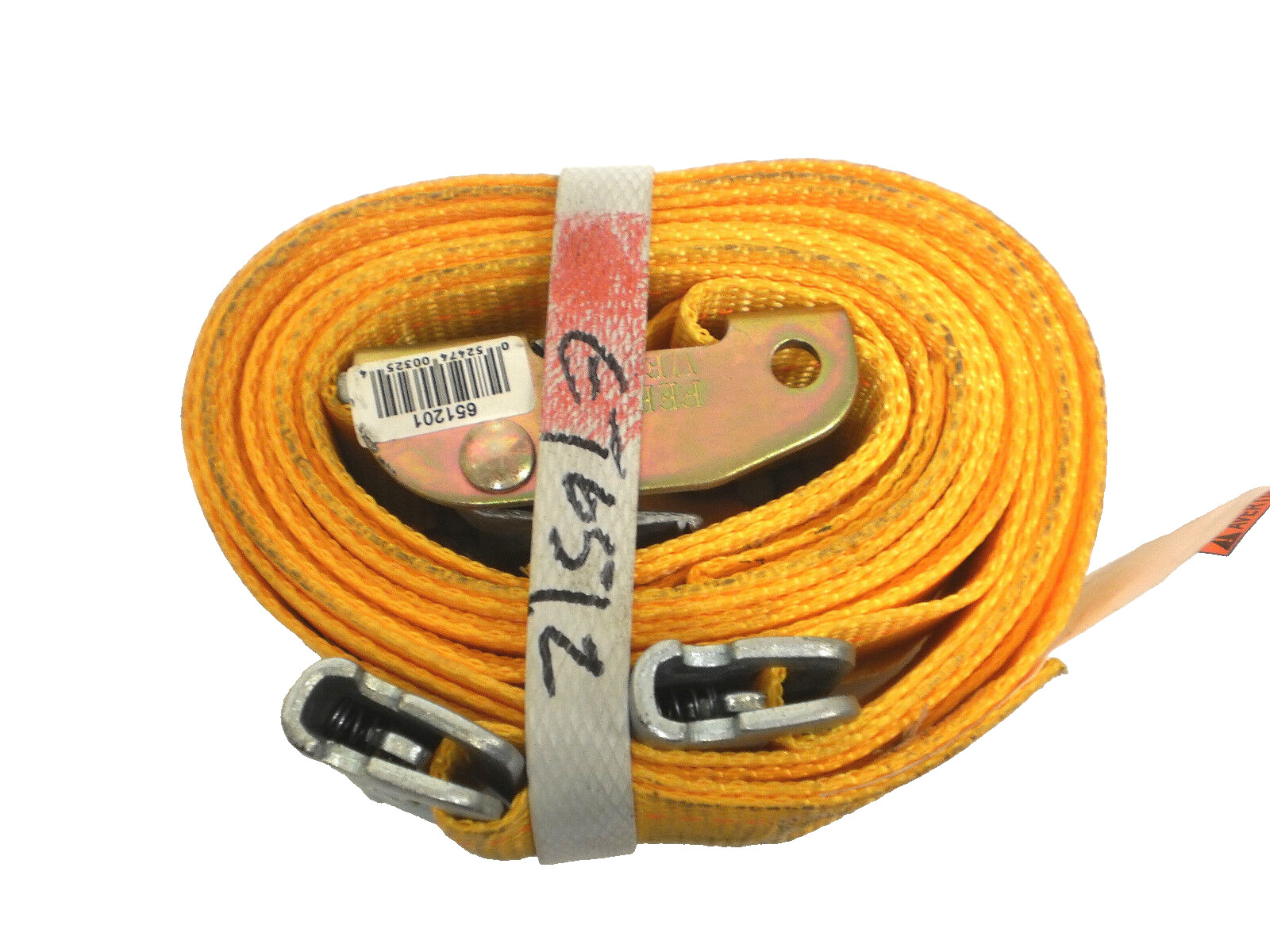 Set of 4- 2" x 12' E Trac Cam Buckle Straps