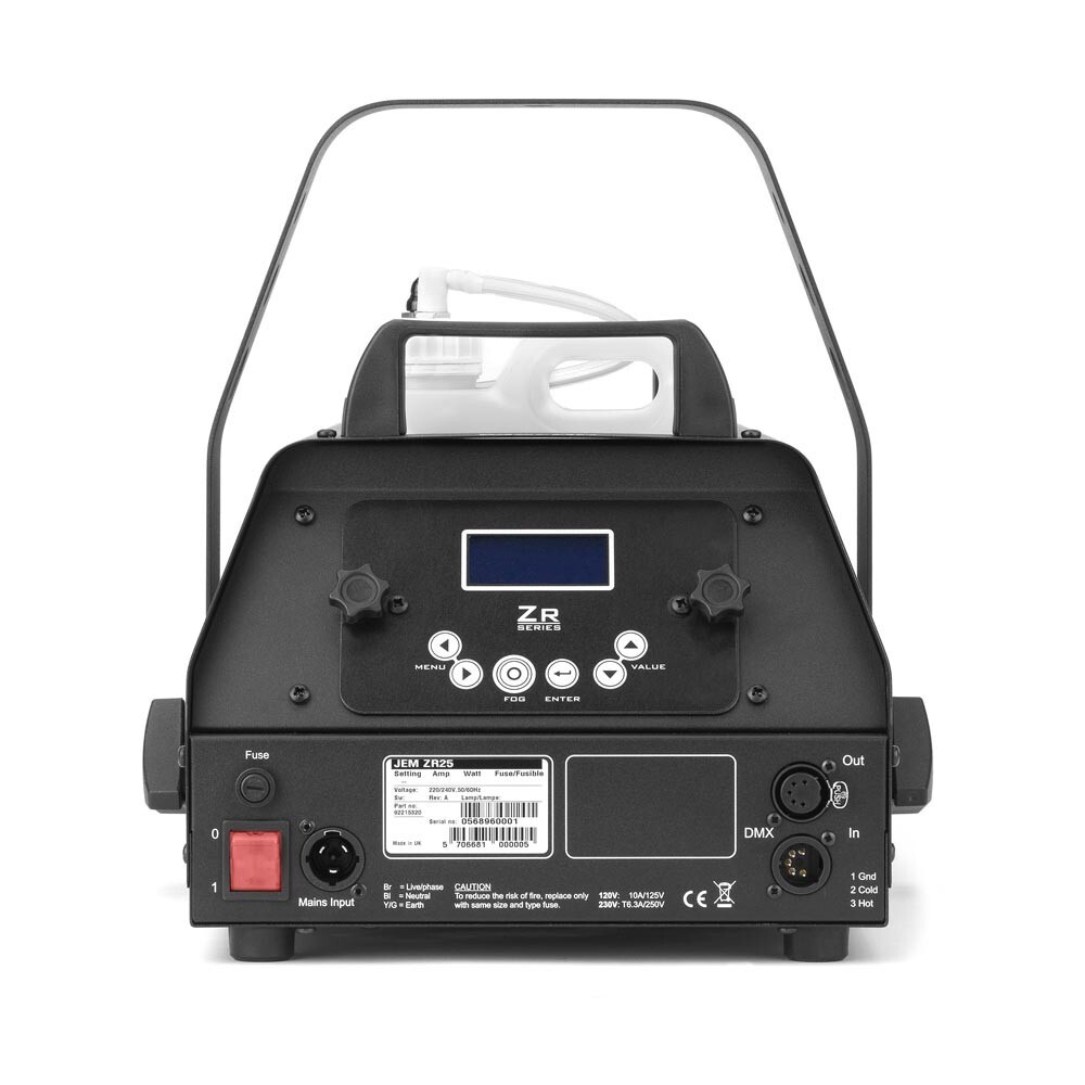 JEM ZR25 1150 WATT COMPACT-SIZED PROFESSIONAL FOG MACHINE