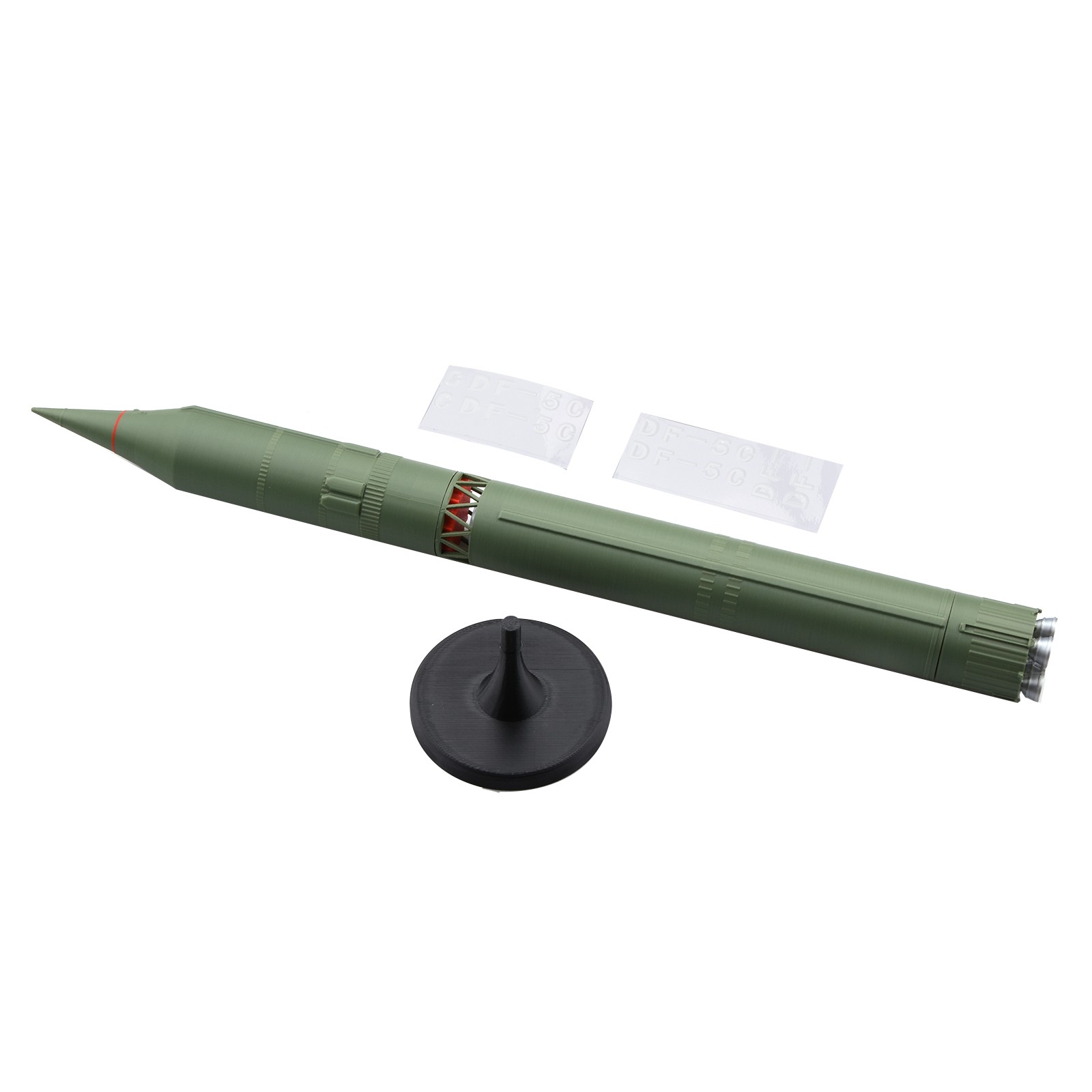 China's Dongfeng-5C Liquid-Fueled ICBM 1/72 Scale 45cm PLA Plastic Model Display