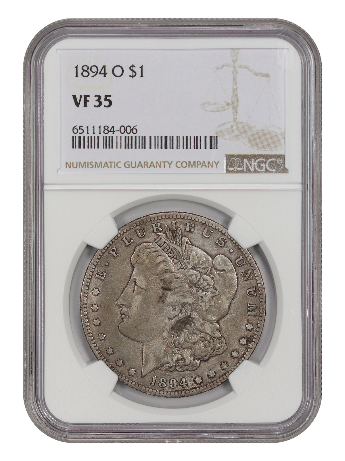 1894-O $1 NGC VF35 - Morgan Dollar - Better Date