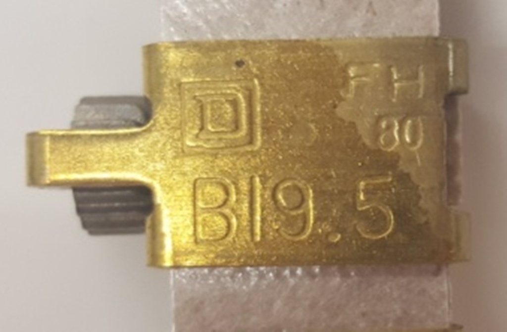 SQUARE D, OVERLOAD RELAY THERMAL UNIT, B19.5, B 19.5
