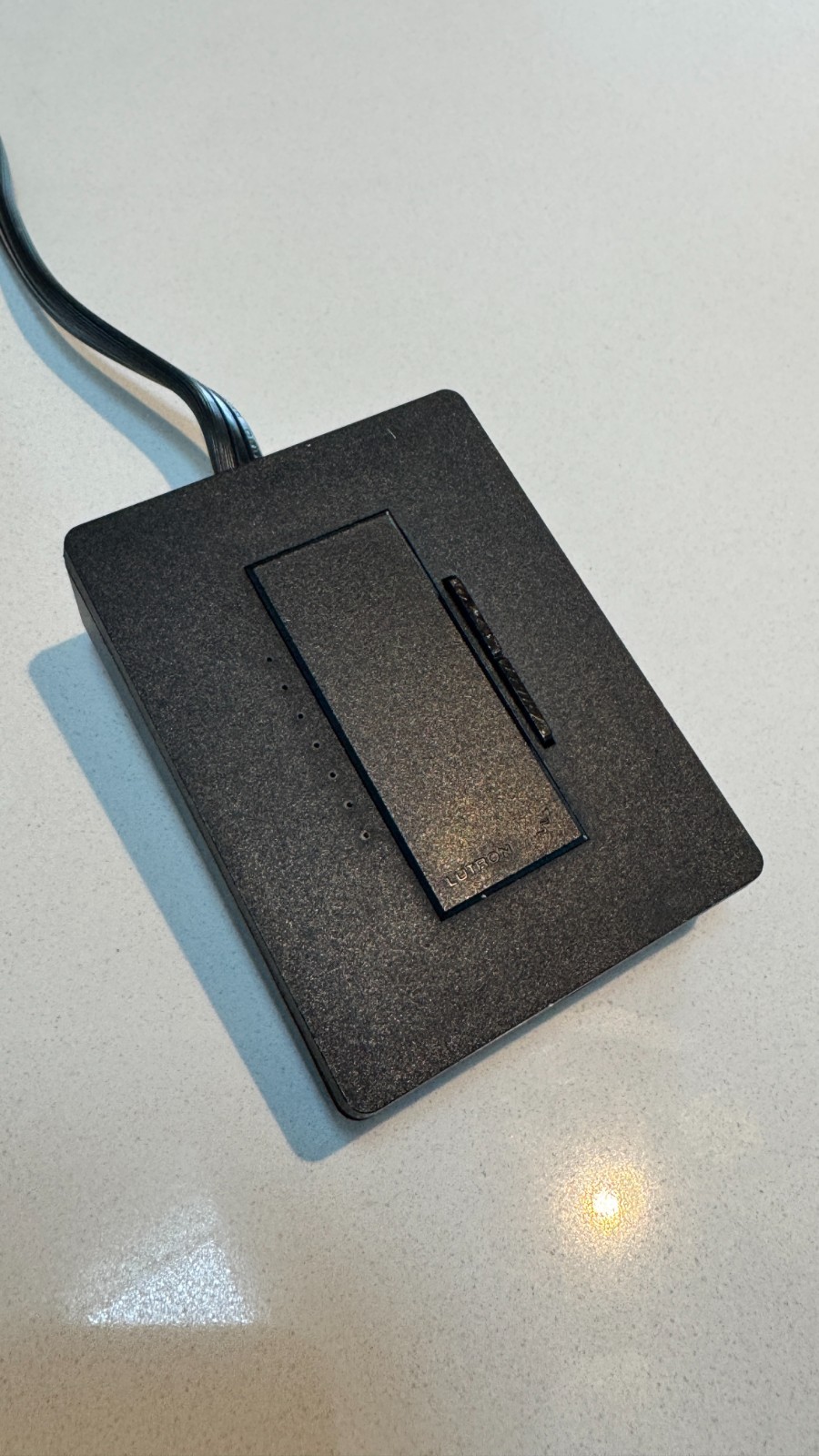 Lutron RRD-3LD Tabletop Lamp Dimmer RadioRa 2 & 3 Compatible - Black