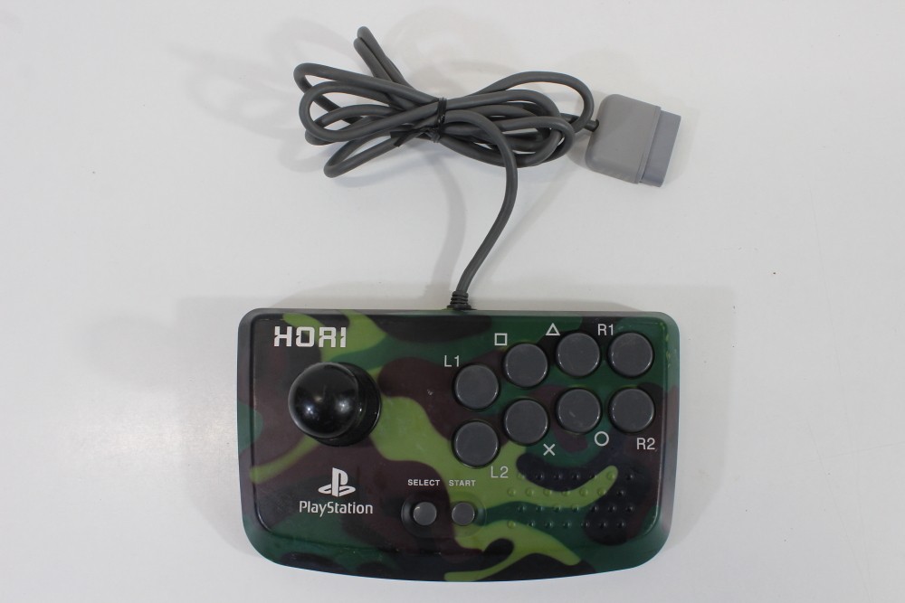 Hori Compact Joystick Meisai Camo Controller HPS-47 PlayStation PS1 Camouflage