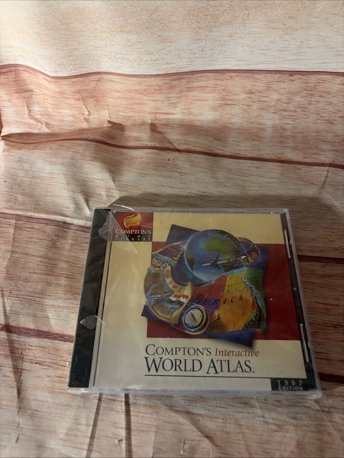 Comptons Interactive World Atlas PC CD-ROM 1997 Edition Software  Brand New