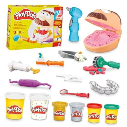Cavity Dentist Toy for Kids 3 Years and Up - Play-Doh Drill 'n Fill
