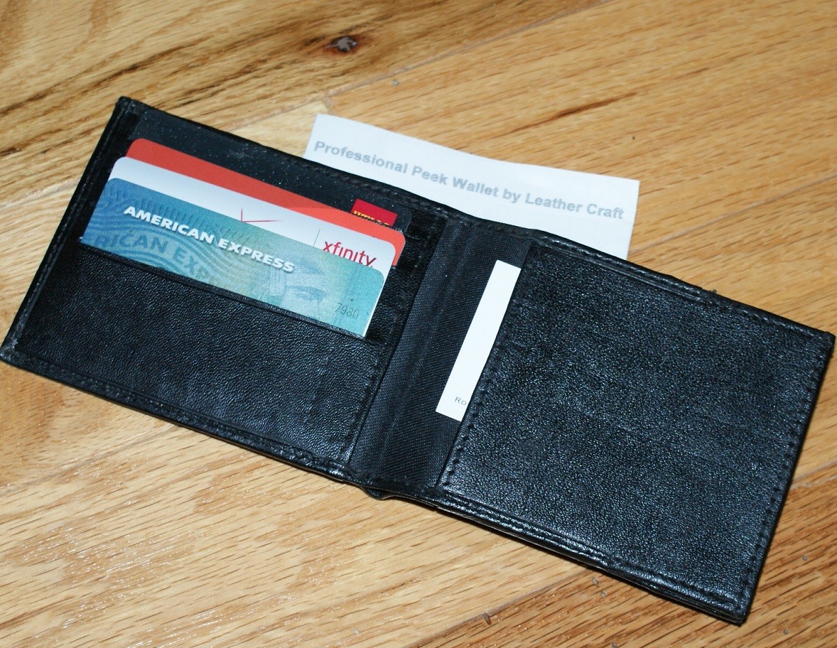 Pro Peek Wallet -- high quality leather --plus extra TMGS instructions      TMGS