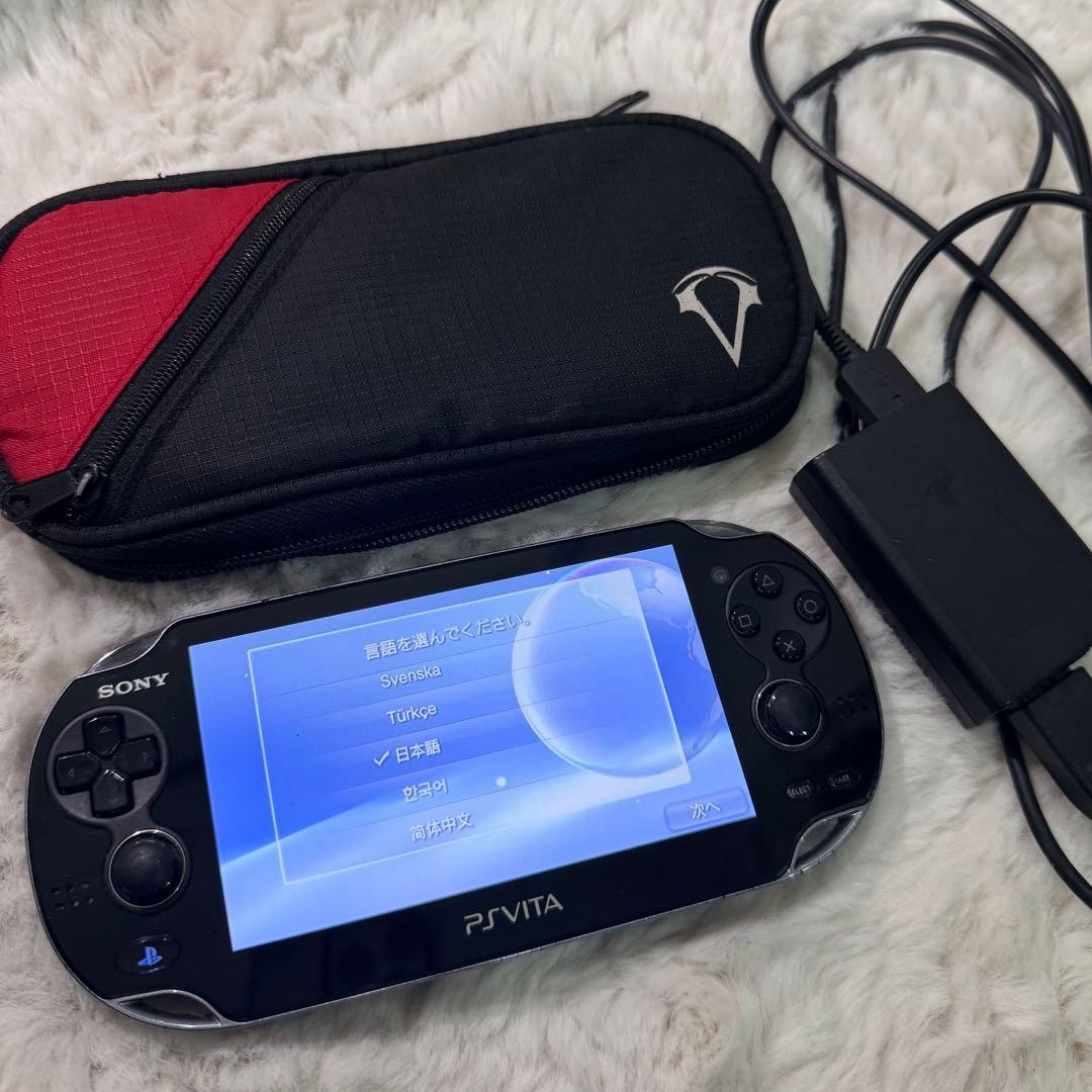 PSVITA Psvita Black Playstation Vita Japan