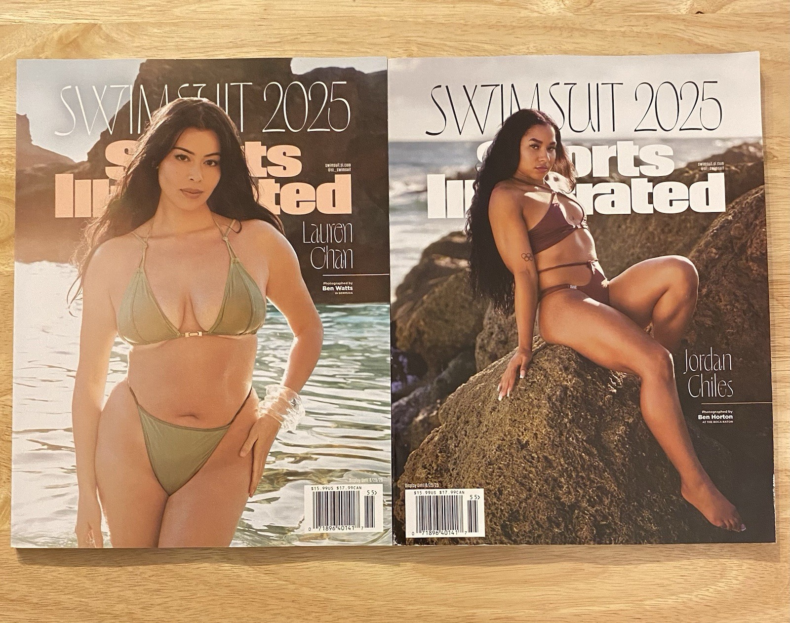 Sports Illustrated Swimsuit 2025 Lot 2 Jordan Chiles Lauren Chan LIMITED TIME