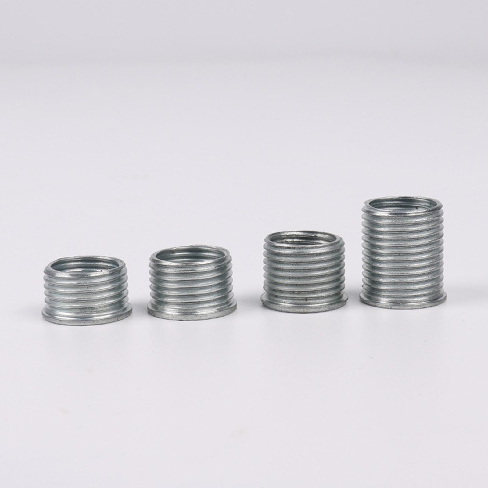 M14 x1.25 Spark Plug Rethread Thread Repair Kit Reamer Tap with 4 Inserts E