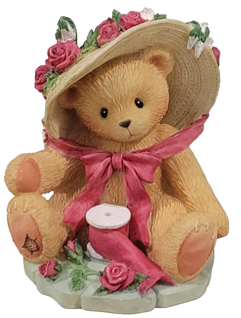 Cherished Teddies Janet You're Sweet As A Rose Figurine