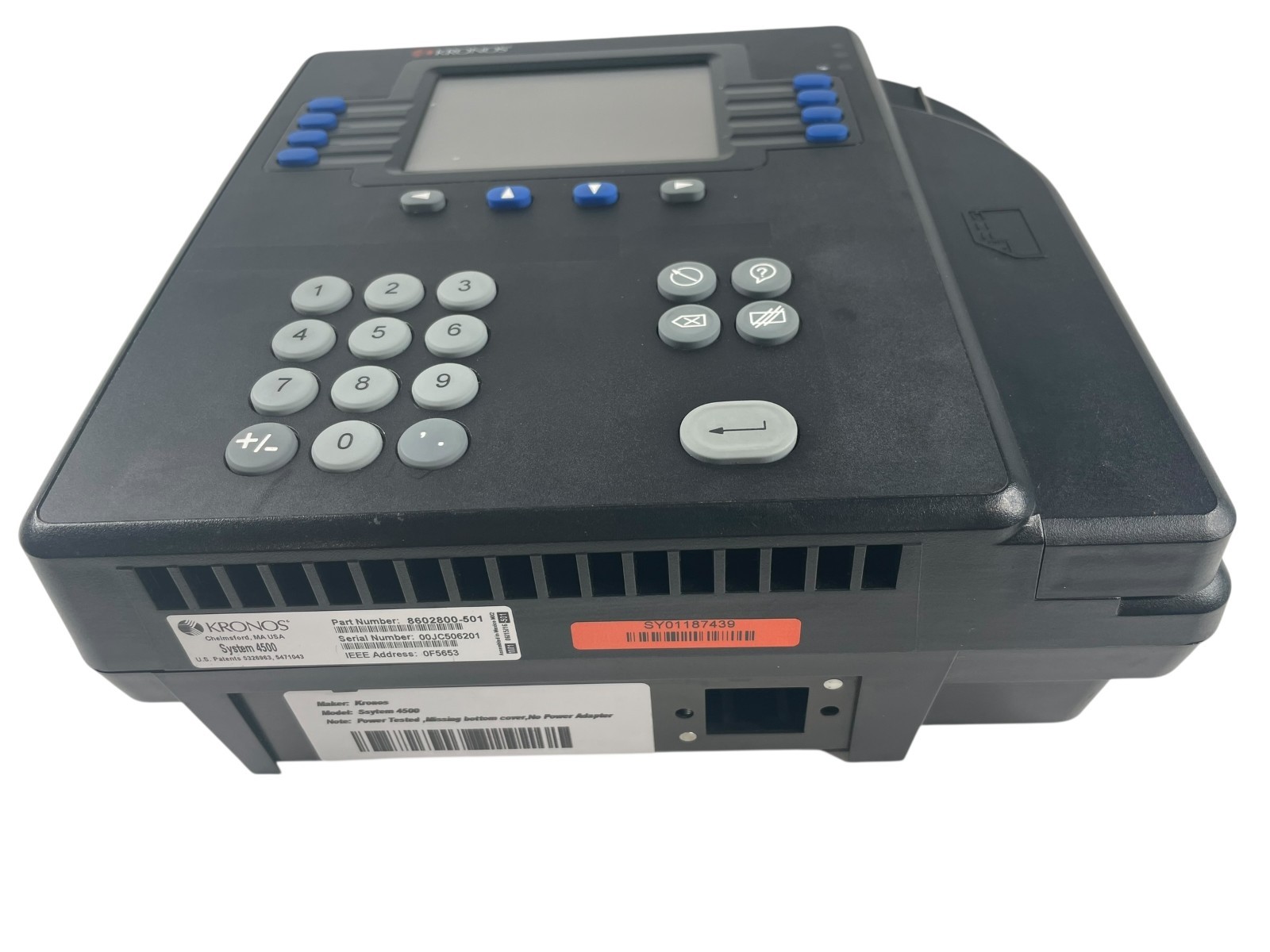 KRONOS 4500 System Digital Time Clock switching