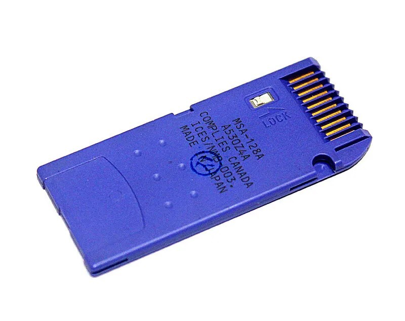 128MB/16MB Sony Genuine Memory Stick MS Card, Long MS, For Sony Camera Old Model