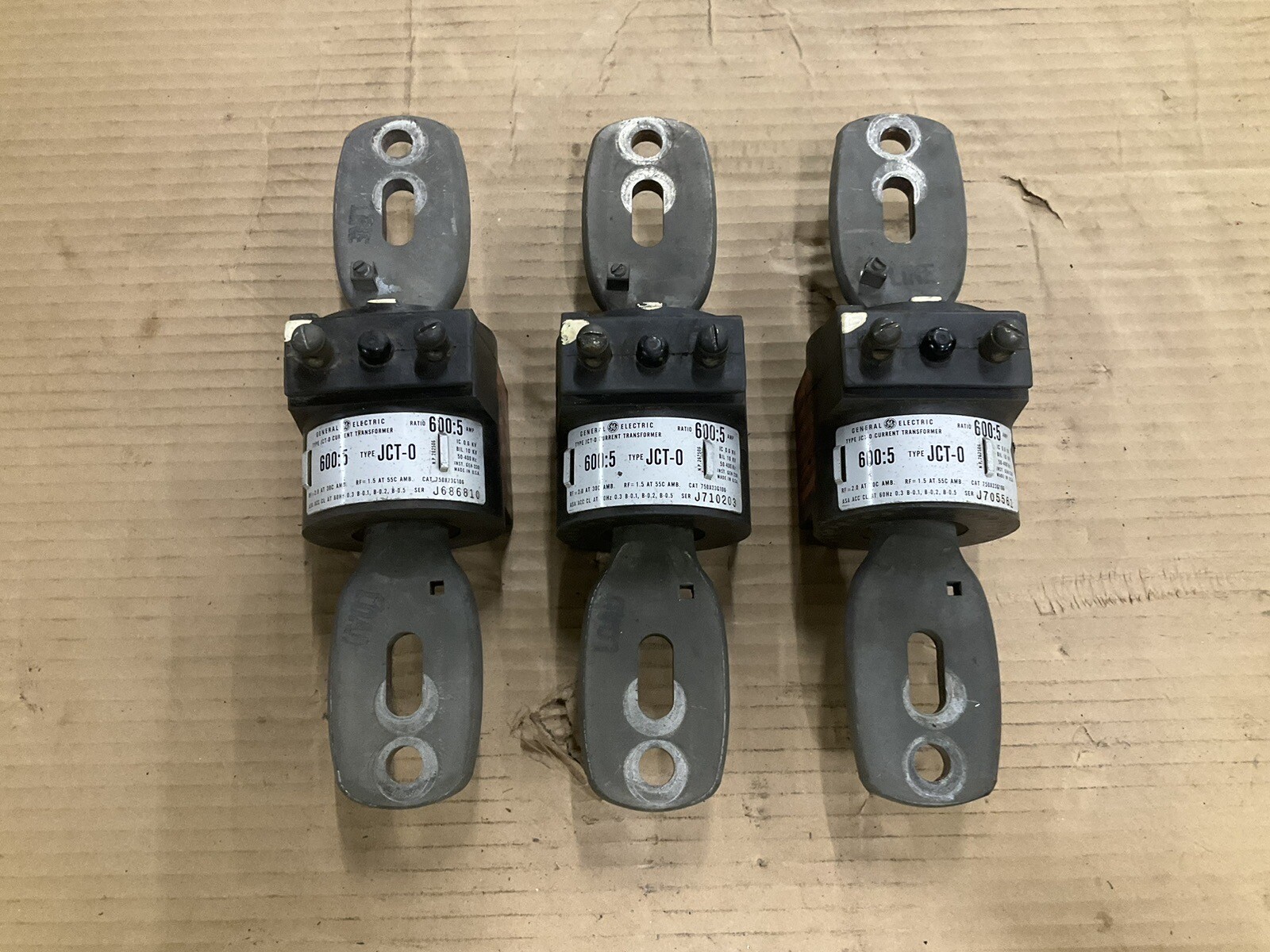 GE Type JCT-0 Current Transformer 600:5 Ratio 750 x 23G106 Multiples Available