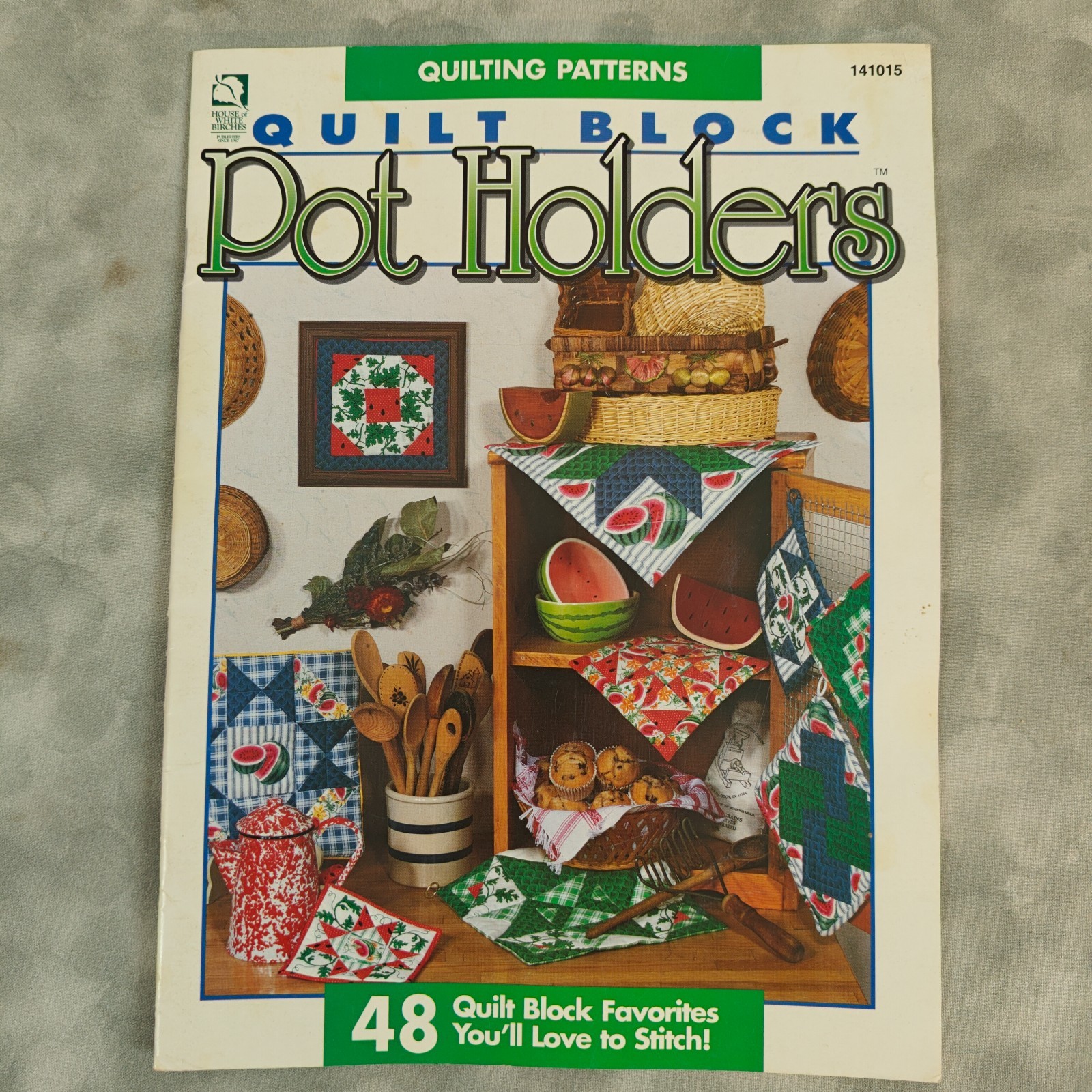 Quilt Block Pot Holders Pattern Book – 48 Designs – House of White Birches