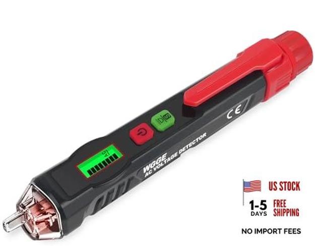 Dual Range AC Voltage Tester/Non-Contact Voltage Tester with 12V-1000V/48V