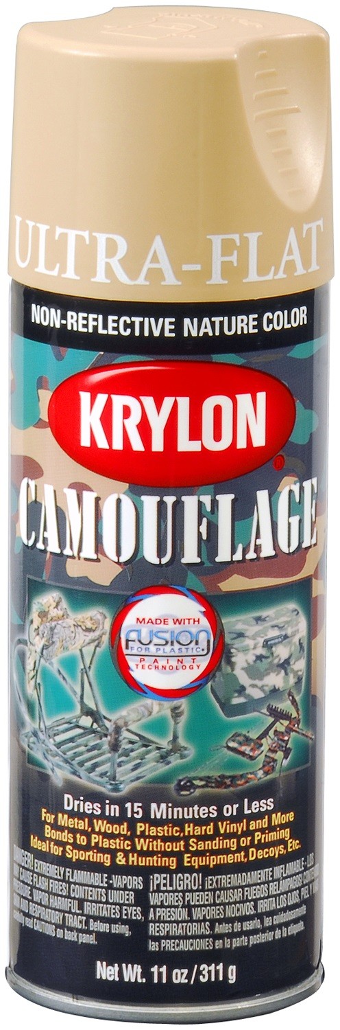Dupli Color     Krylon Camouflage Paint  Ultra Flat  Sand  11 Oz    K04295000