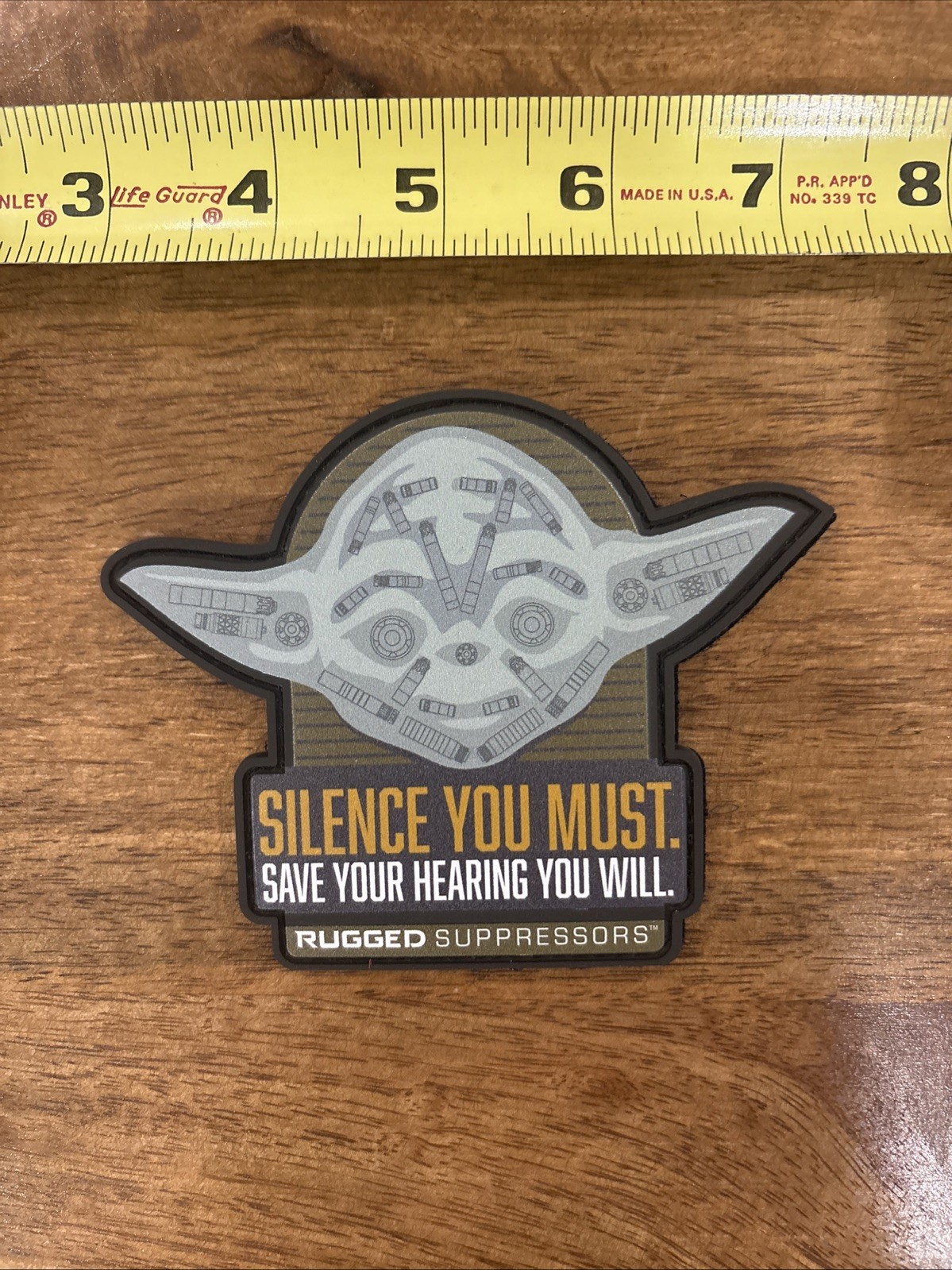 SHOT Show 2026 Yoda "Silence You Must." Rugged Suppressors Patch. Free Shipping!