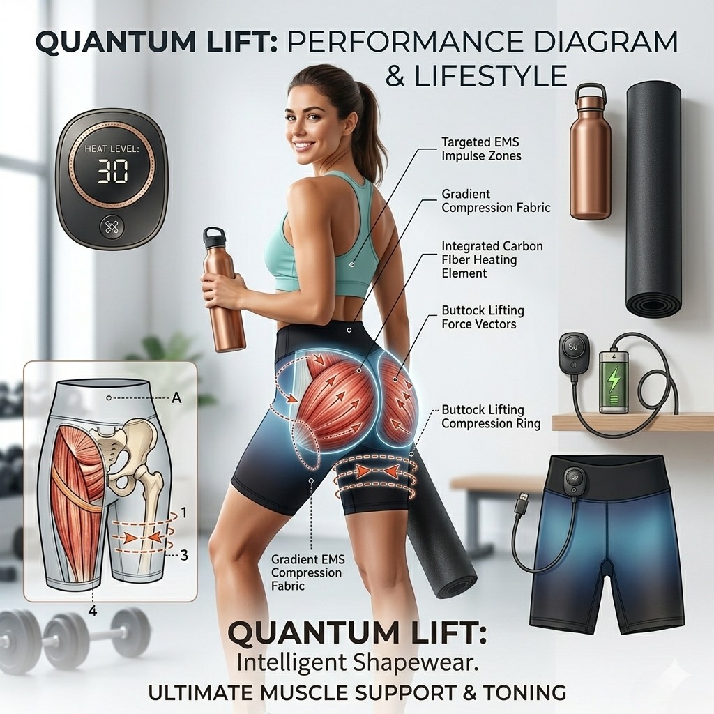 EMS Butt Lift Leggings Muscle Stimulation Massage Pants Leg Shaping Shorts