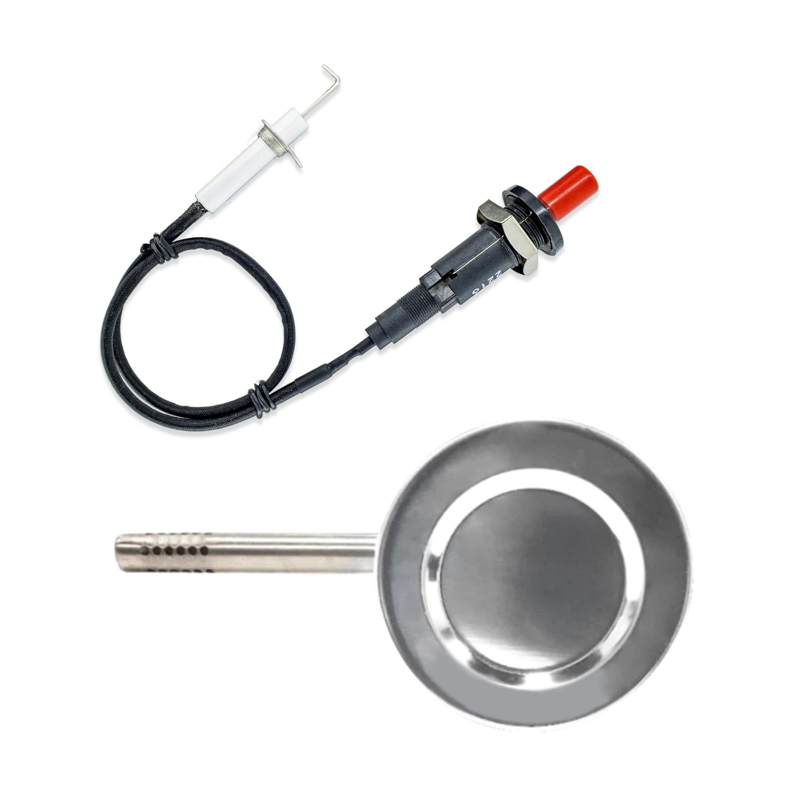 Gas Burner with Screw Replacement for Masterbuilt MB20051311 30-inch Propane ...