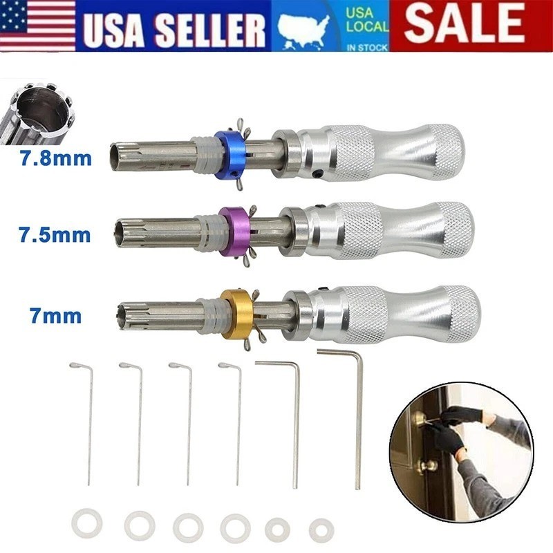 3Pcs Seal/O-Ring Hook Seal Puller 7 Pin Advanced Home Tubular Puller Tool Set