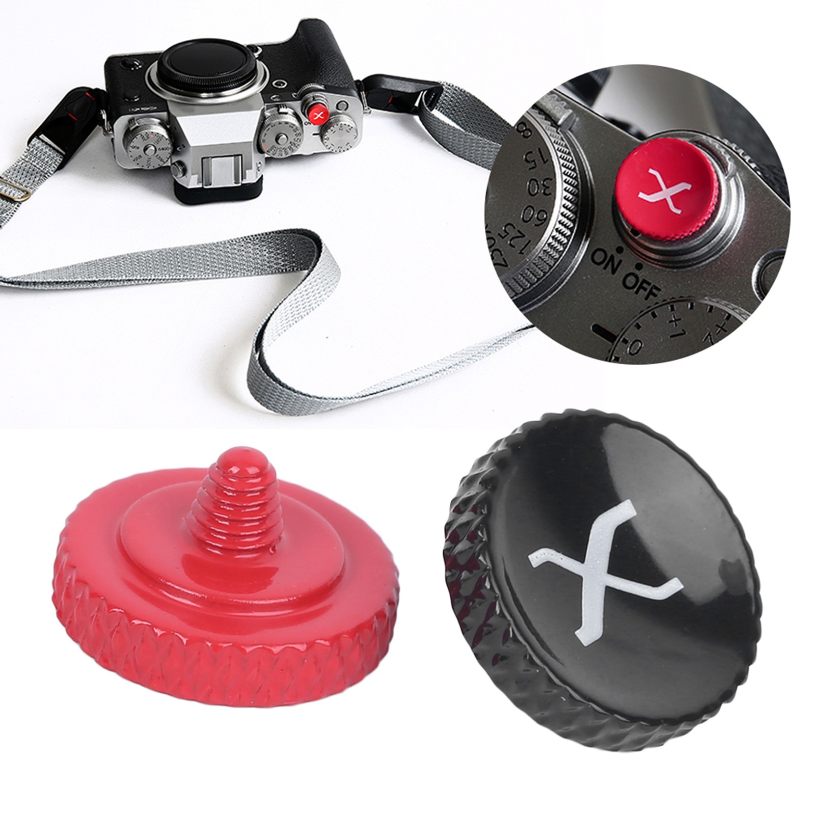Camera Shutter Button Durable Alloy For Fuji X Series Cameras Easy To Use