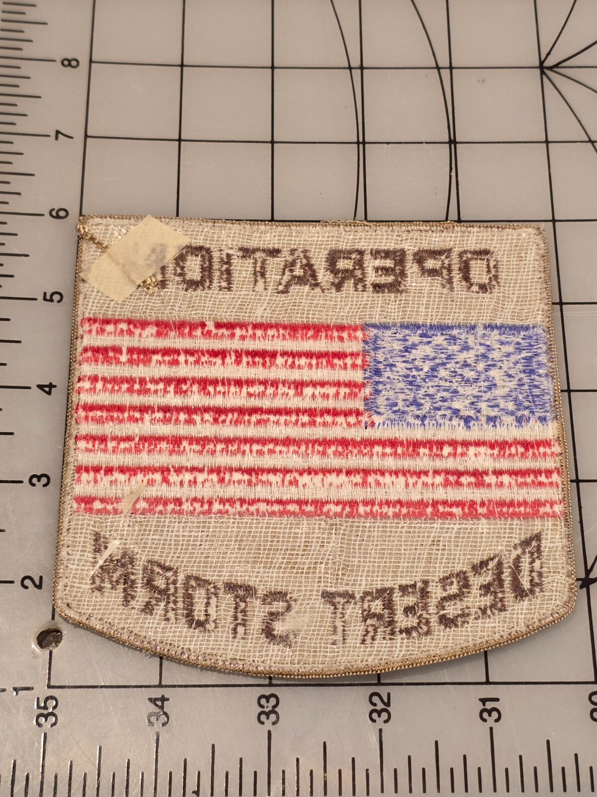 Original US Novelty Desert Storm Patch Large Version 3505