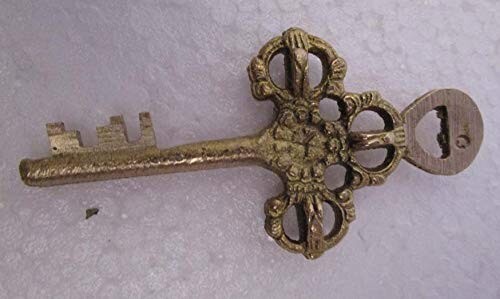 Brass Blessing Padlock - Lock with Keys - Working Functional - Brass Made - Type