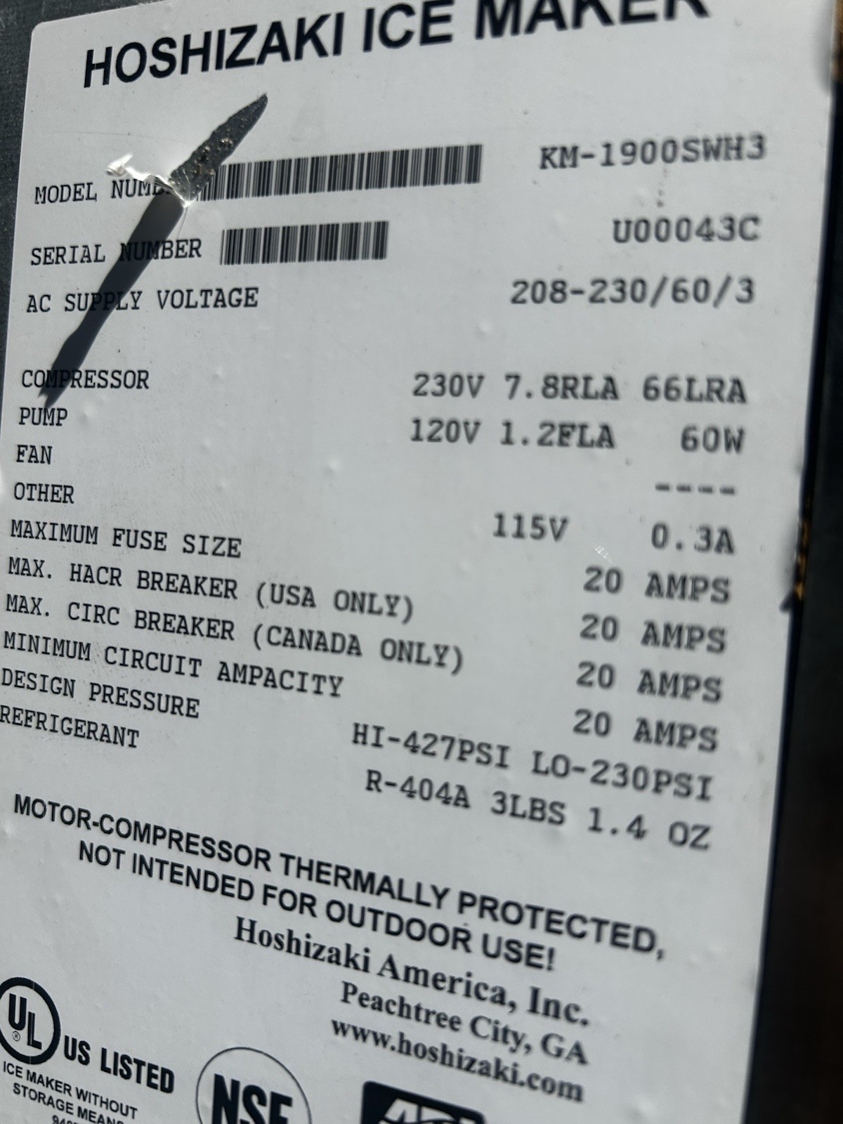 KM-1900SWH3