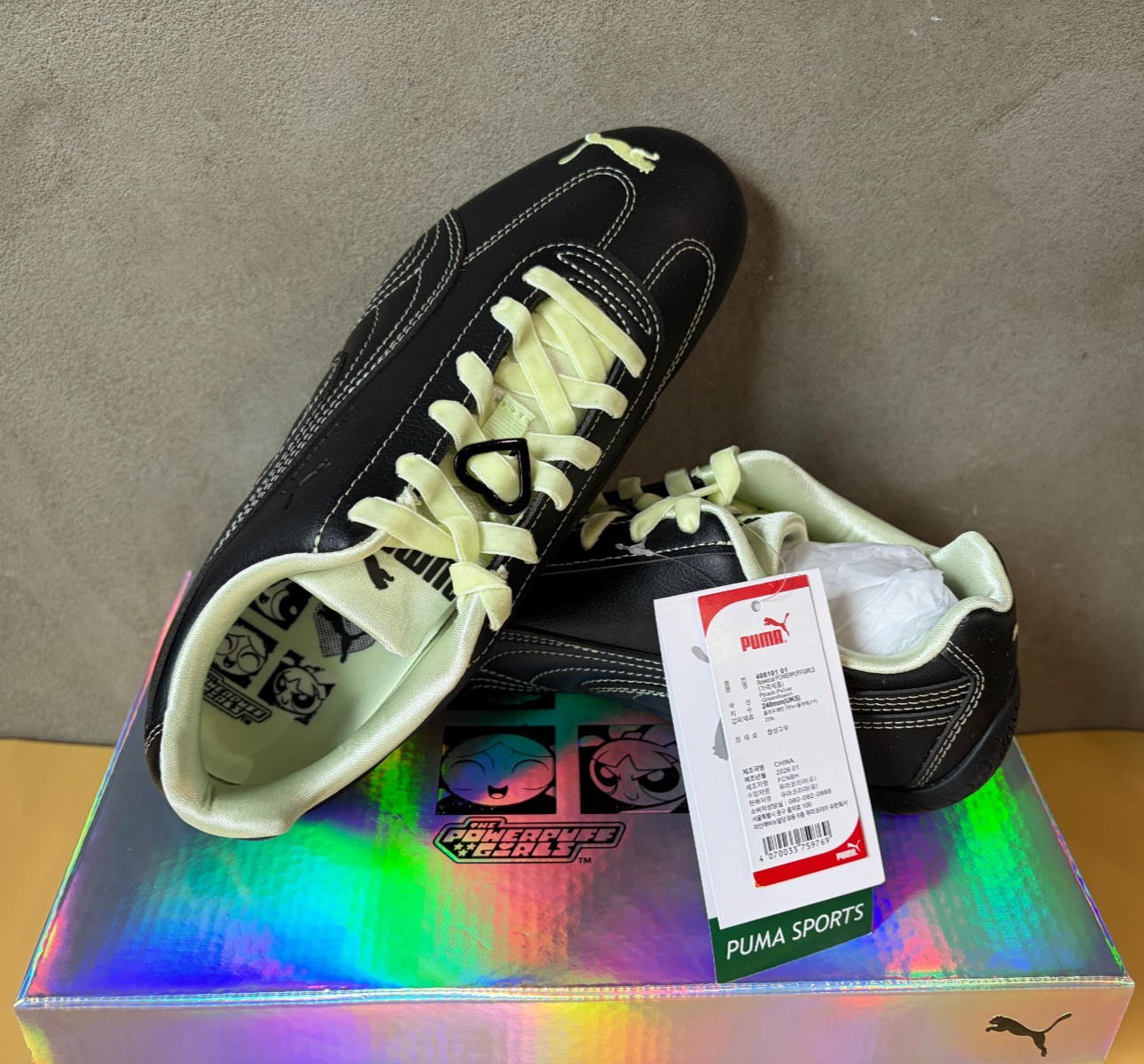 PUMA X POWERPUFFGIRLS Speedcat Women's Lifestyle Casual Shoes NWT 408101-01