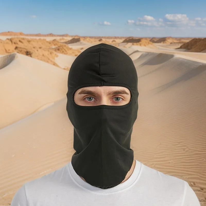 Outdoor cycling mask sun protection speed dry ice silk headgear windproof sports