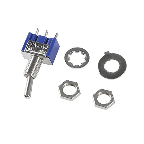 Aediko 20 Piezas Micro Interruptor De Palanca 3 Pines Spdt Tactil 2 Posicione...