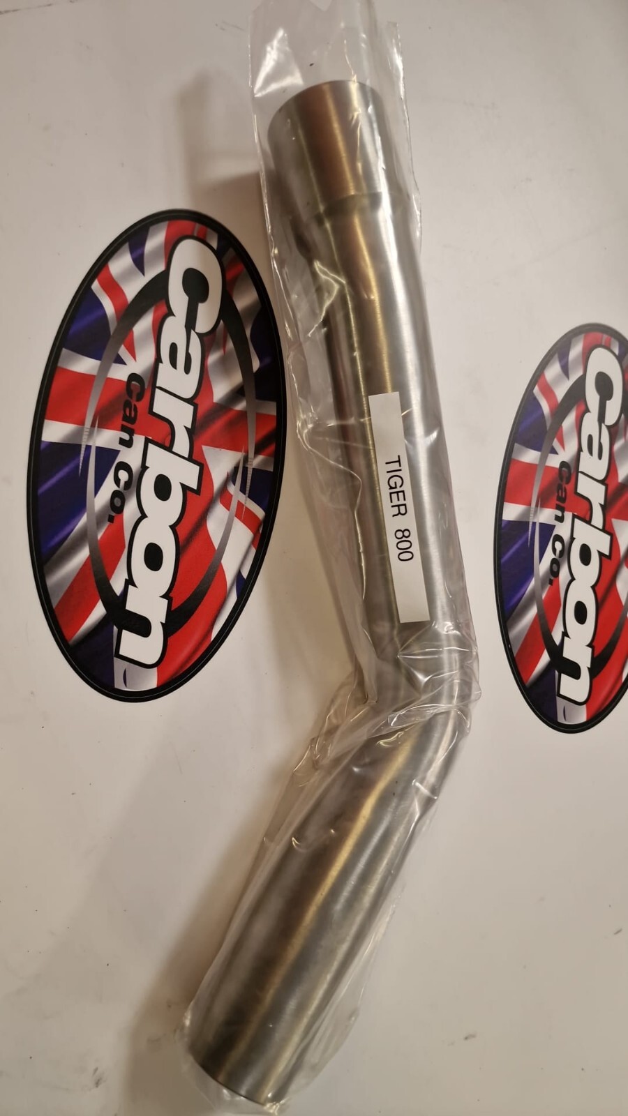 TRIUMPH TIGER 800 2011-2020 UK Made T304 Stainless Exhaust Link Pipe