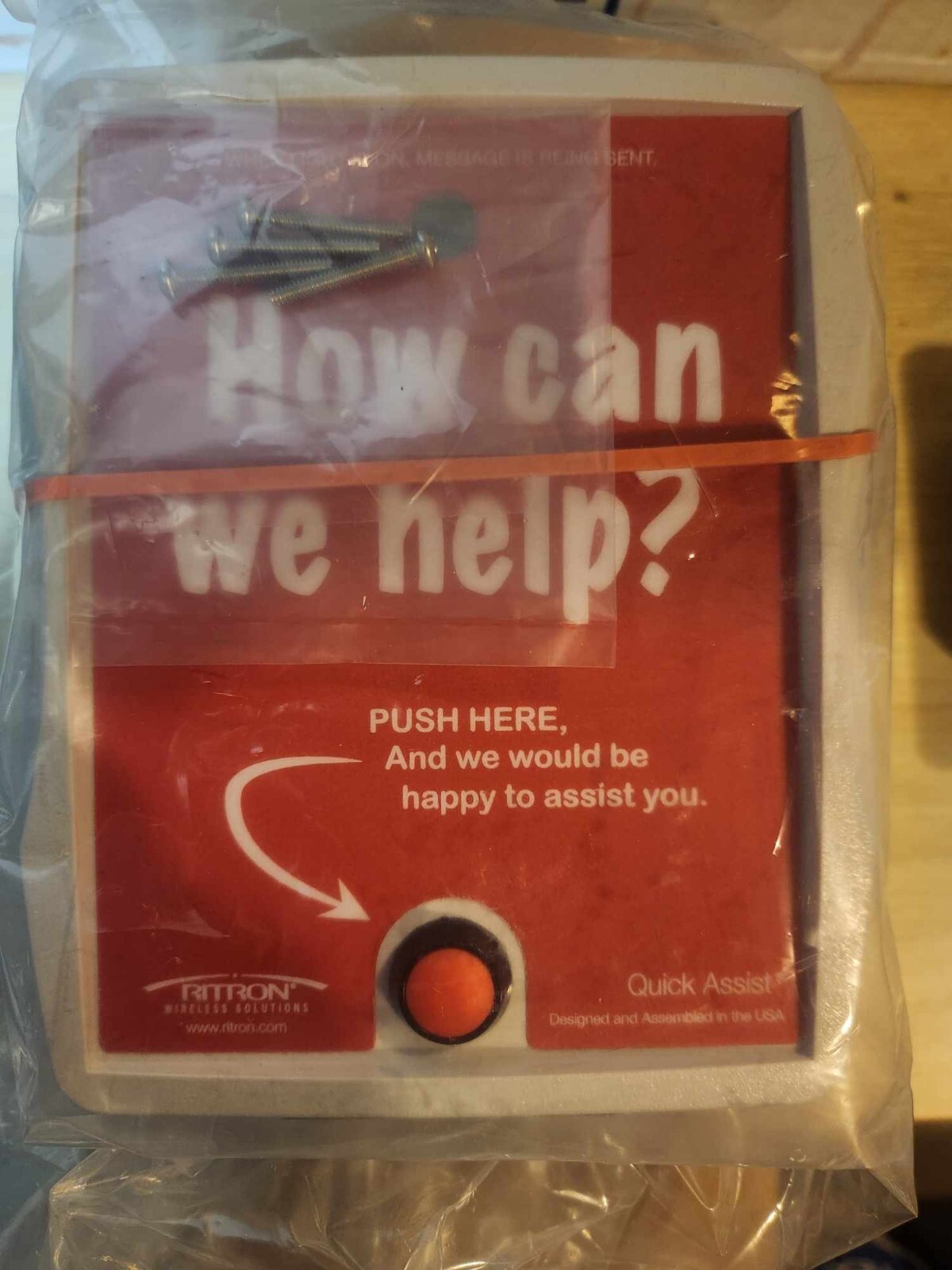 RITRON RQA-151 Wireless Call Button Box - How Can We Help?