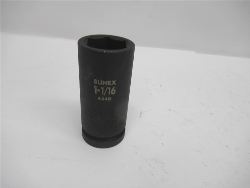 Sunex 434D , 3/4" Drive , 6 Pt , 1-1/16" Deep Impact Socket