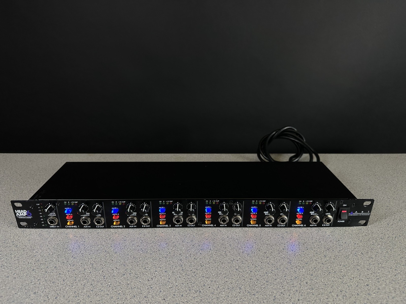 Art HEADAMP6 6 Channel Stereo Headphone Amplifier