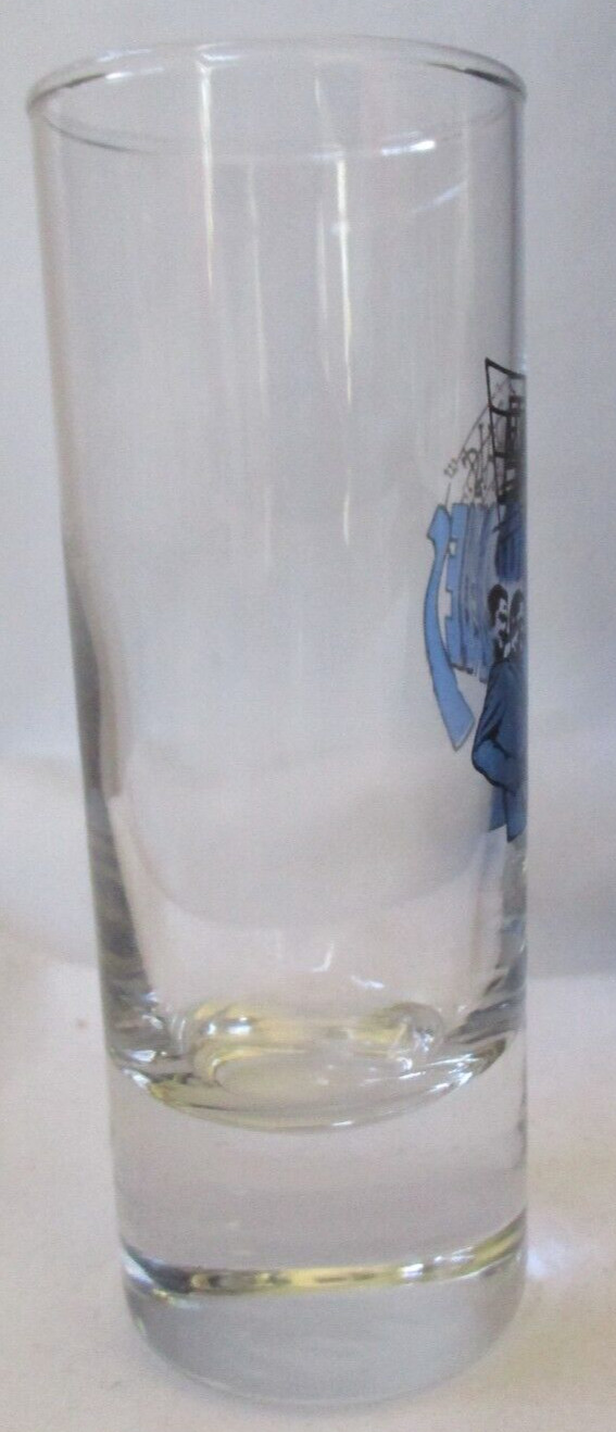 MEMPHIS BLUES TALL SHOT GLASS