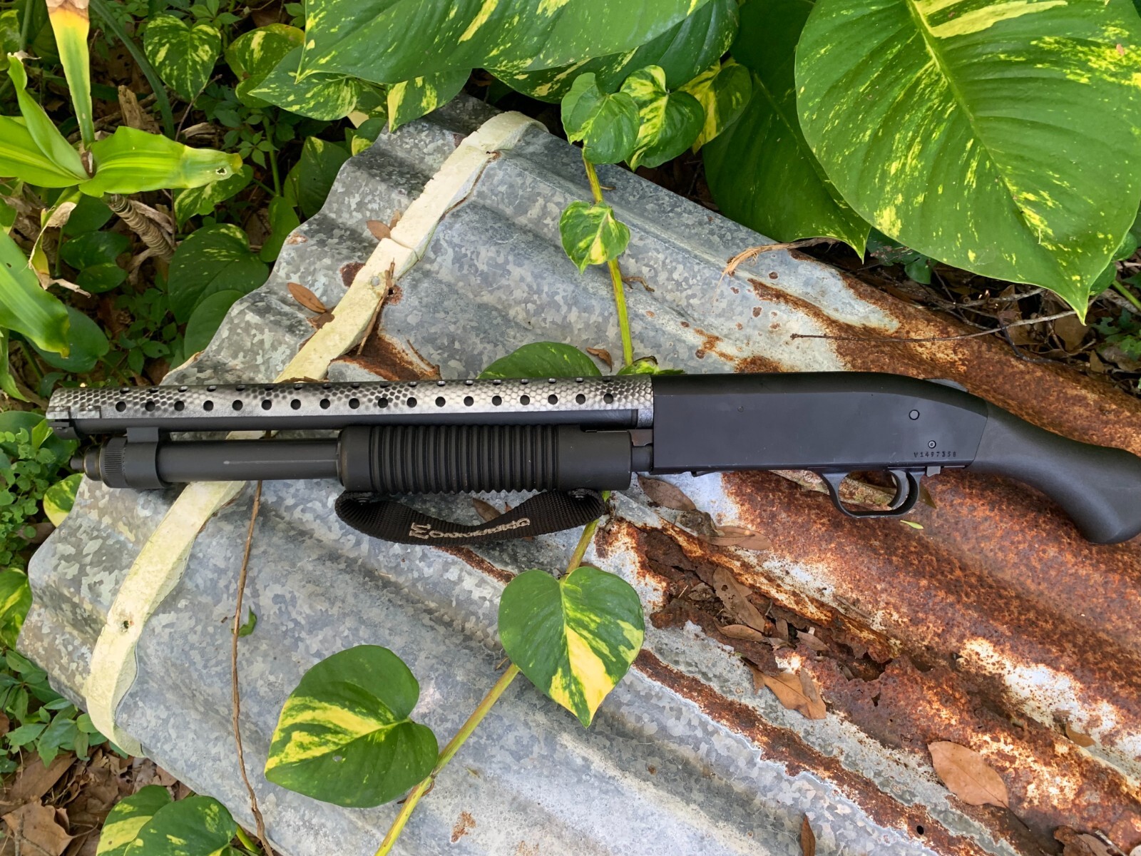 Custom MARINECOAT GRID MOSSBERG SHOCKWAVE Heat Shield Shotgun ROUGH MODIFIED