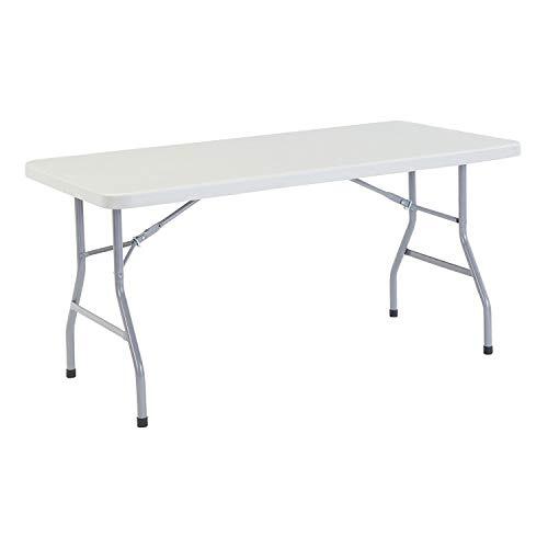 Global Industrial Plastic Folding Table 60" x 30" White