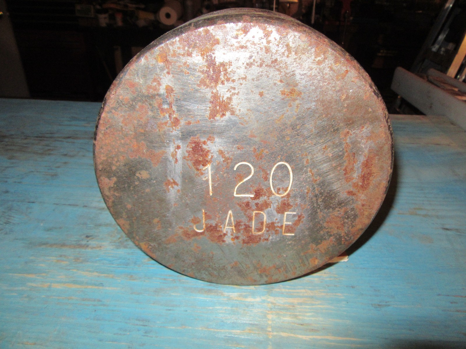 Jade Dumbbell Half 120 Pound Blob Grip