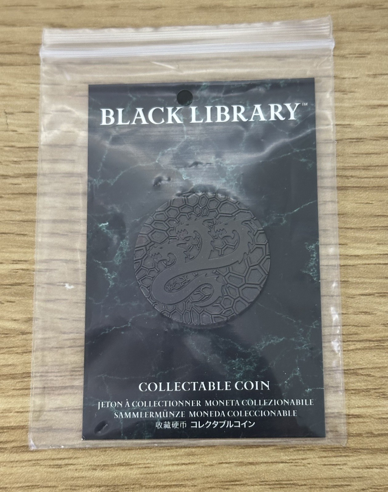 Black Library Collectible Coin | Alpha Legion | Warhammer 40k | Games Workshop